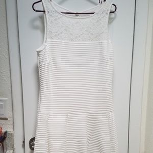 White cocktail dress